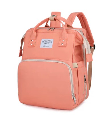 Rucsac multifunctional pentru mamici capacitate mare design simplu ROZ